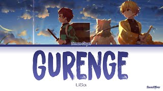 Demon Slayer  Opening Full『Gurenge』by LiSa Lyrics [upl. by Marie-Ann964]