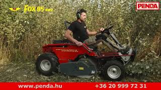 BENASSI FOX 95 4WD VÍZSZINTES TENGELYŰ FELÜLŐS SZÁRZÚZÓ FŰNYÍRÓ [upl. by Dric447]