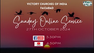 SUNDAY ONLINE SERVICE I 27TH OCTOBER 2024 [upl. by Templa]