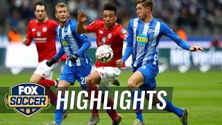 Hertha BSC Berlin vs FSV Mainz 05  2019 Bundesliga Highlights [upl. by Irafat]