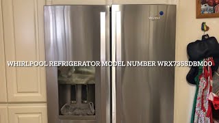 Whirlpool refrigerator not cooling trouble shooting WRX735SDBM00 [upl. by Iharas]