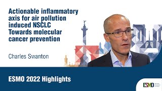 ESMO22 Highlights on actionable inflammatory axis for air pollution induced NSCLC [upl. by Sebastian606]