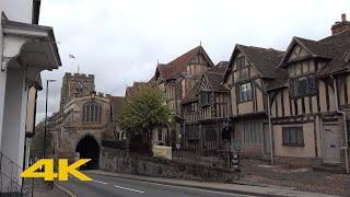 Warwick Walk Town Centre amp Castle【4K】 [upl. by Carin]