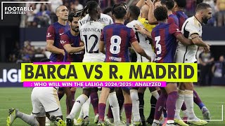 Real Madrid vs Barcelona La Liga 20242025 Showdown  Who Will Reign Supreme FootballReporters [upl. by Palmira476]