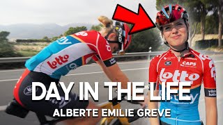 DAY IN THE LIFE OF A PROFESSIONAL CYCLIST ft Alberte Emilie Greve [upl. by Avehstab]