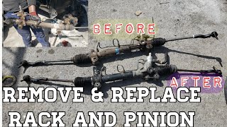 How to Remove and Replace Toyota Rav 4 Rack and Pinion [upl. by Witcher890]