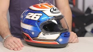 Arai Corsair X Pedrosa Samurai Helmet Review at RevZillacom [upl. by Smitty819]