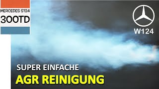 W124 AGR  Abgasrückführung reinigen Super einfache Methode [upl. by Haraj]