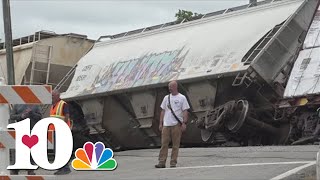 LPD No injuries reported after train derailment in LaFollette on Saturday [upl. by Sackman716]