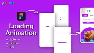 Figma Basic Loading animation in figma  Figma loading animation [upl. by Harness674]