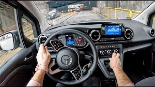 2022 Mercedes Citan II Tourer 13 113 131HP  POV Test Drive 1129 Joe Black [upl. by Neetsirk]