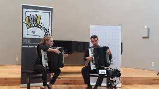 G Hermoza quotPacoquot par Duo Double Expression accordéon  Russie [upl. by Rebmak]