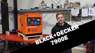 DieselStromerzeuger BXGND7900E von BlackDecker vorgestellt vom Binzinator [upl. by Manvel]