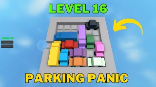 How To Solve Parking Panic Level 16  Roblox [upl. by Attelahs]