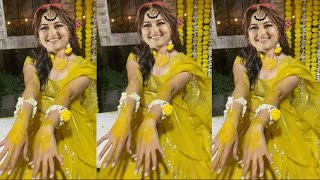 Sonakshi Sinha Haldi ceremony Full Video With Zaheer Iqbal Sonakshi Sinha Haldi [upl. by Enyawud664]