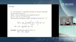 Hanfeng Li L2invariants and dynamical invariants ICBS2024 [upl. by Nash]