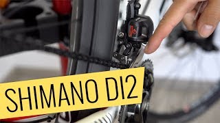 SHIMANO DI2 Schaltung EINSTELLEN  einfach amp schnell  Fahrradorg [upl. by Nalehp]