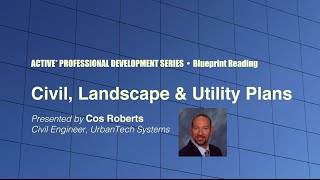 Blueprint Reading  Civil Landscape and Utility Plans [upl. by Denn]