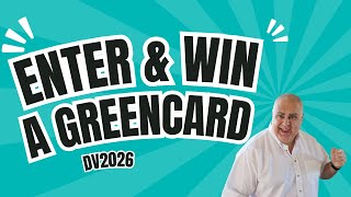 DV Lottery Greencard  How to enter and win the GREENCARD LOTTERY DV2026 [upl. by Nylrahc]