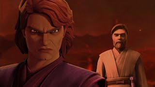 ObiWan vs Anakin With Their Clone Wars Voices UpdatedExtended Version [upl. by Ecirtel84]