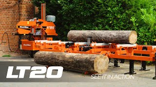 LT20 SAWMILLL  See it in Action  WoodMizer Europe [upl. by Camala]