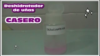 Principiantes Minitruco Cómo hacer deshidratador de uñas casero [upl. by Oir]