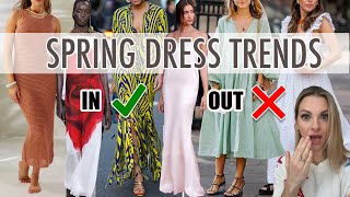 Spring DRESS TRENDS Whats IN and Whats OUT in 2024 [upl. by Euqirat]