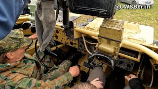 Soviet USSR armoured transporter BTR40  Exterior and Interior Walkaround [upl. by Anec566]