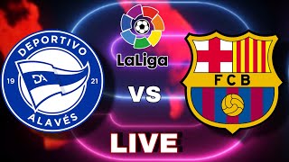 ALAVES vs BARCELONA  LaLiga 2425  Video Game Simulation [upl. by Ahsilrae]