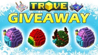 HUGE TROVE GIVEAWAY 2018  Trove Dragon egg wings dance pad mount flux giveaway [upl. by Gussie]