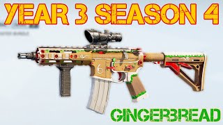 Rainbow Six Siege  Gingerbread Seasonal Weapon Skin Review [upl. by Gillmore]