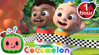 JJ and Codys Playtime Race  Field Day Song  CoComelon Nursery Rhymes amp Kids Songs [upl. by Aznaed870]