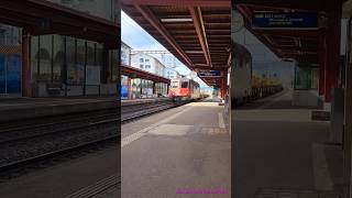 SBB Güterzug beim Bahnhof Neuenhof  Kanton Aargau  Schweiz 2024  shorts [upl. by Terb358]