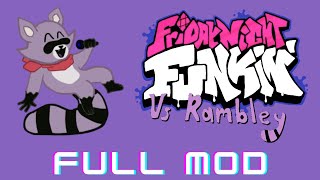 FNF Vs Rambley FULL MOD SHOWCASE Rambley the Raccoon FNF Mod [upl. by Aliakam]