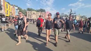 Hellfest 2022  Walk through Hell City Square [upl. by Cissie]