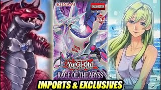 YuGiOh Rage Of The Abyss Imports amp Exclusives [upl. by Colbert610]