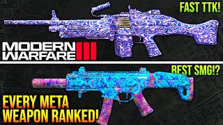 The MODERN WARFARE 3 META Every Weapon Ranked [upl. by Amadas]