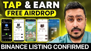 5 Best TapToEarn Games  Free Money Airdrop 🔥 🔥 [upl. by Hawk]