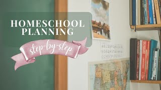 HOMESCHOOL PLANNING STEPBYSTEP  CHARLOTTE MASON HOMESCHOOL [upl. by Leunad897]