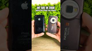 iPhone or Nokia⁉️ apple applemobile appleproduct tech appleiphone iphone nokia nokian95 [upl. by Erin]