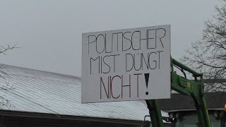 Bauernprotest  TraktorKonvoi durch GeisenfeldOberbayern [upl. by Braunstein146]