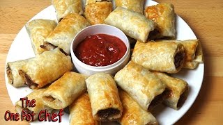 Mexican Style Sausage Rolls  One Pot Chef [upl. by Legnaleugim120]