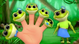 Frösche Finger Familie  Finger familie auf Deutsch  Frogs Finger Family  Farmees Deutschland [upl. by Idaline529]