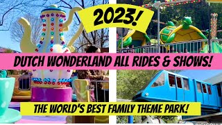 Dutch Wonderland All Rides amp Shows at a Glance 2023 [upl. by Clarey167]