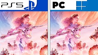 Horizon Forbidden West  PC vs PS5  Graphics Comparison  Analista De Bits [upl. by Rora]