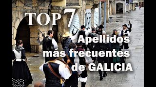 APELLIDOS MAS FRECUENTES DE GALICIA [upl. by Ahcim]