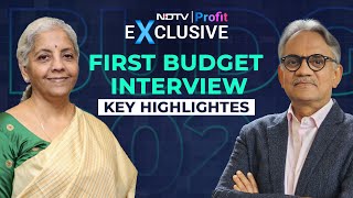 Nirmala Sitharamans Exclusive Interview With NDTV Profit  Key Takeaways [upl. by Herold]