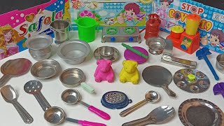 Play with Amazing mini kitchen set MINI CLAY Dolliyon [upl. by Robers]