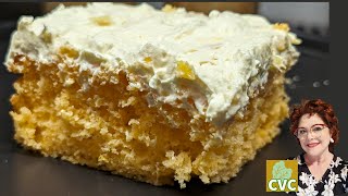 Moist Mandarin Orange Cake Pineapple Pudding Frosting [upl. by Leber503]