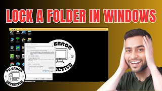 How to Lock a Folder in Windows 10 [upl. by Adnomar923]